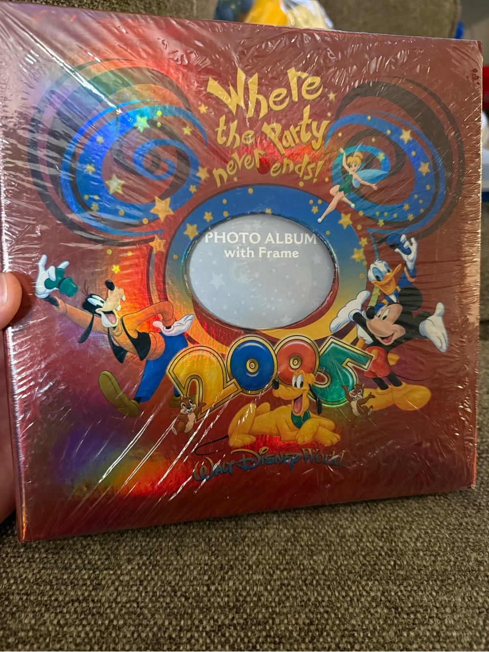 Disney Red and Blue 2005 Photo Album with Characters